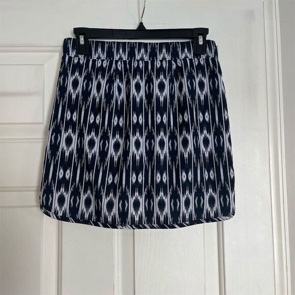 Athleta Women's 2XS Blue Ikat Skort Golf Tennis Elastic Waistband - Picture 3 of 8